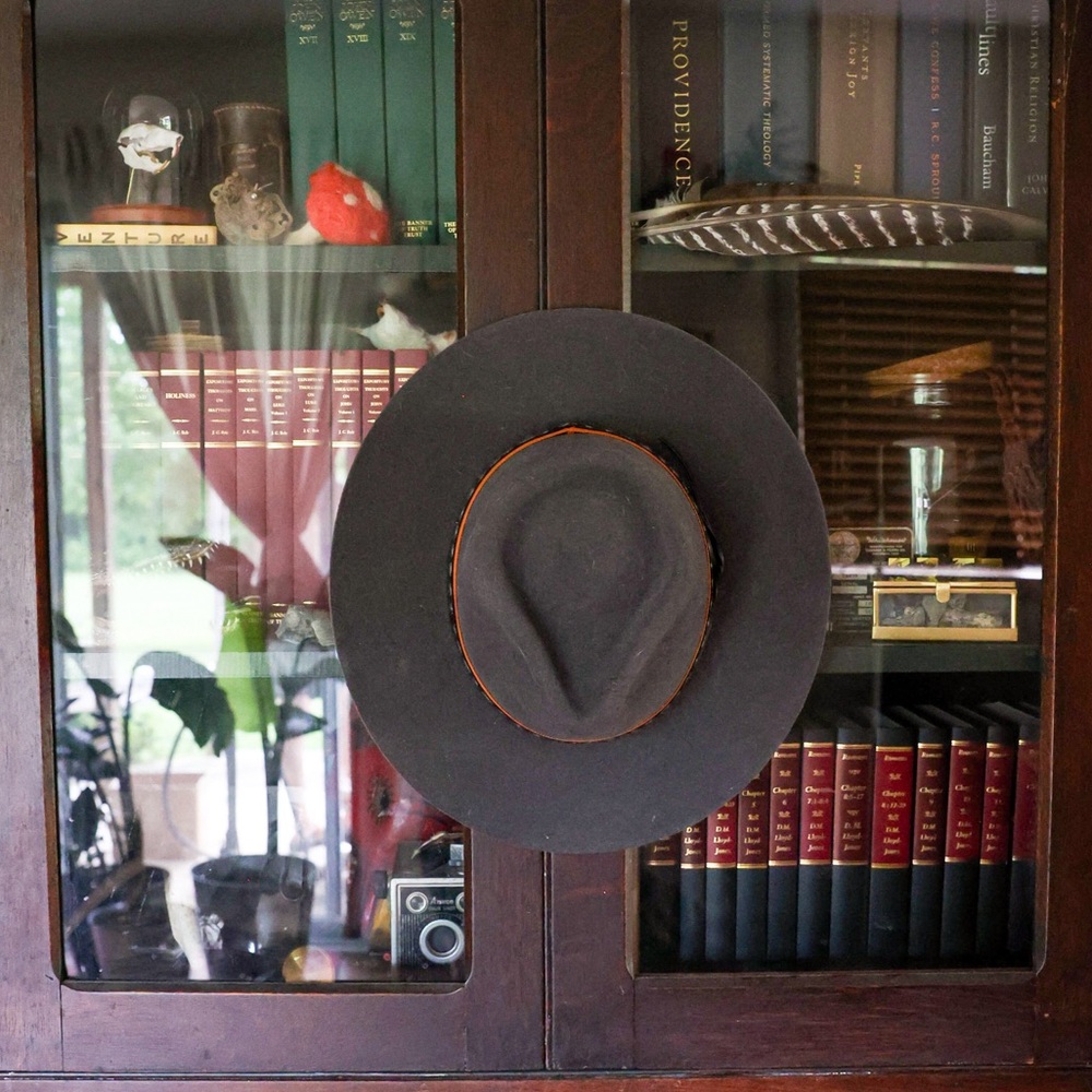 Hampui x Huckberry - Talus Field Large Flat Brim Hat